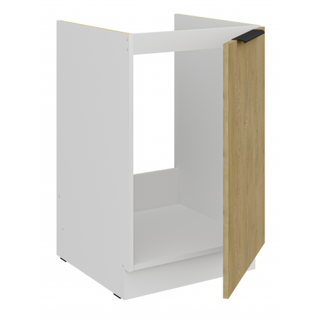 Szafka pod zlew 50 cm CREMA dąb cremona / biały mat 50 ZL 1F BB